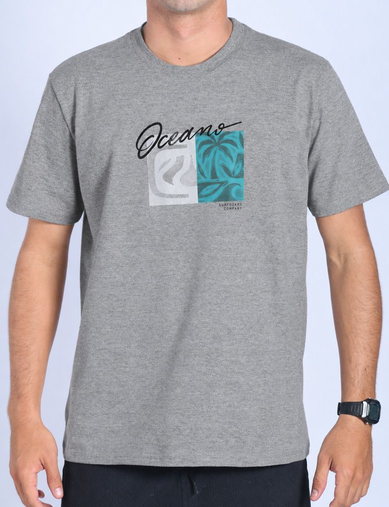 CAMISETA OCEANO DESENHO MESCLA
