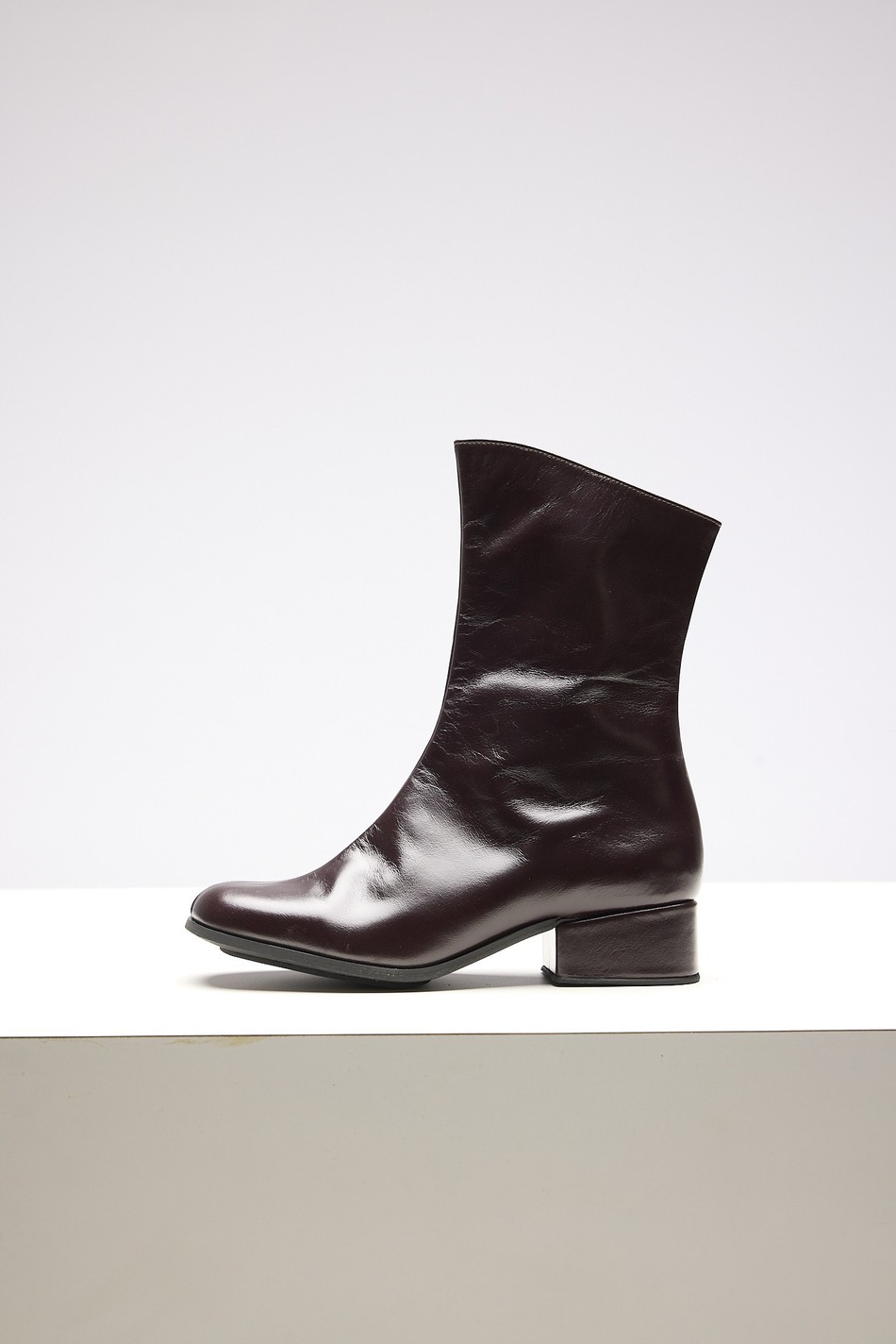BOTA CANO MÉDIO SALTO BAIXO CAFÉ