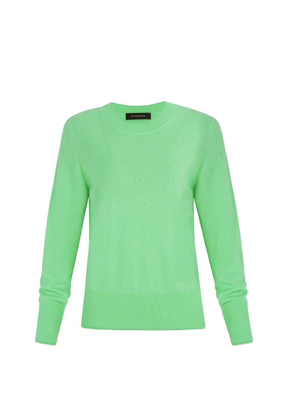 BLUSA GOLA CARECA CASHMERE VERDE MENTA