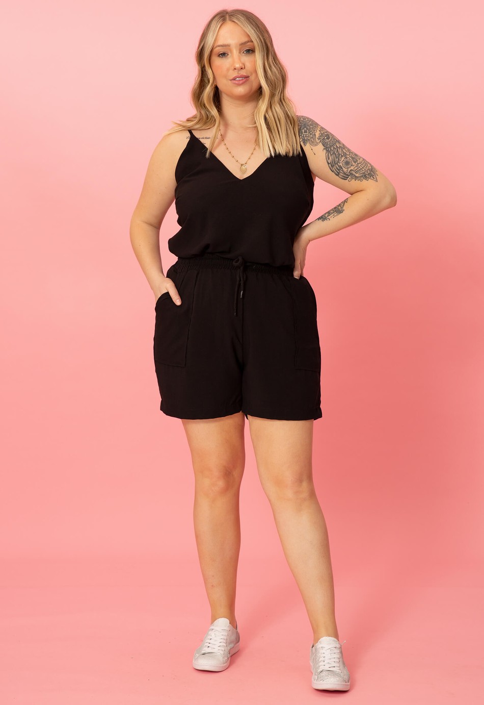 REGATA VISCOSE GABI PRETO