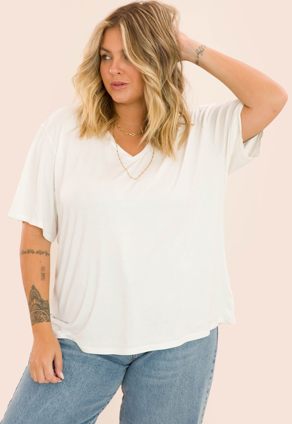 BLUSA DECOTE V BIANA BRANCO