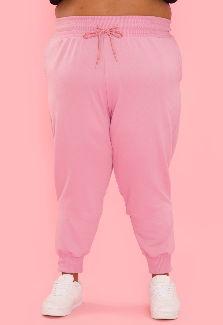 CALÇA DE MOLETOM ADELE ROSA CHÁ