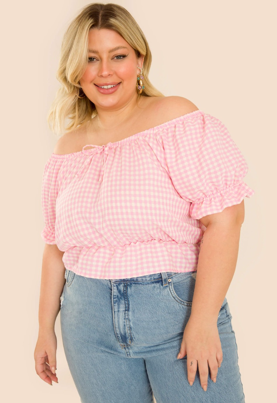 CROPPED VICHY DESIREE ROSA