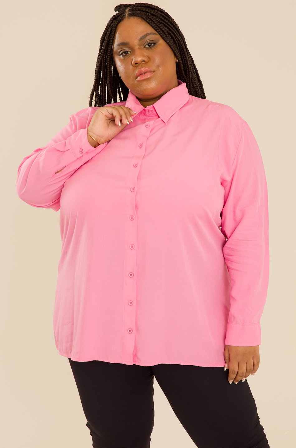 CAMISA ALONGADA YARA ROSA