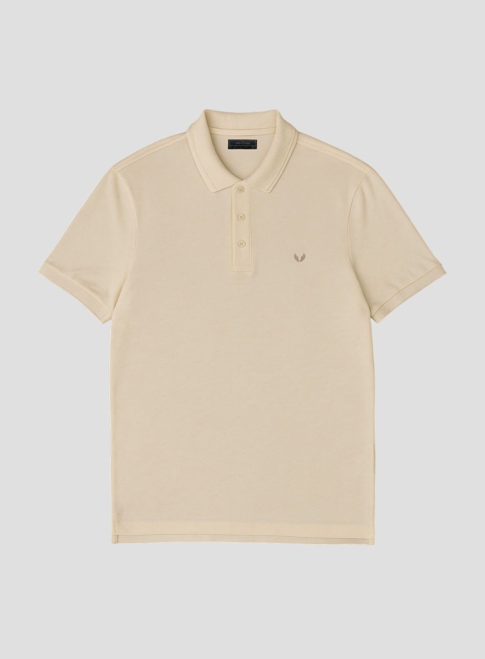 CAMISA POLO NATURAL LINEN