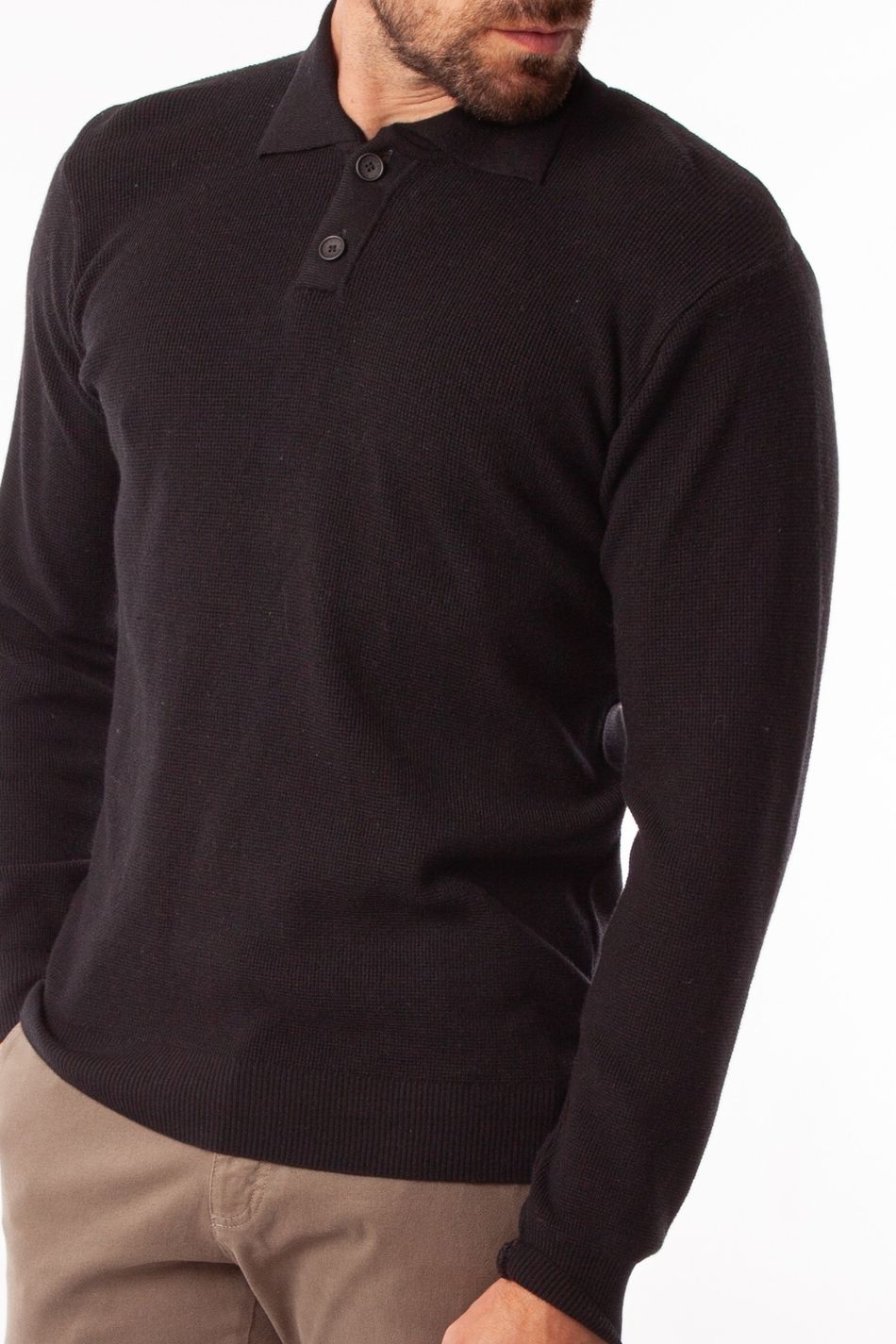 CAMISETA POLO MANGA LONGA