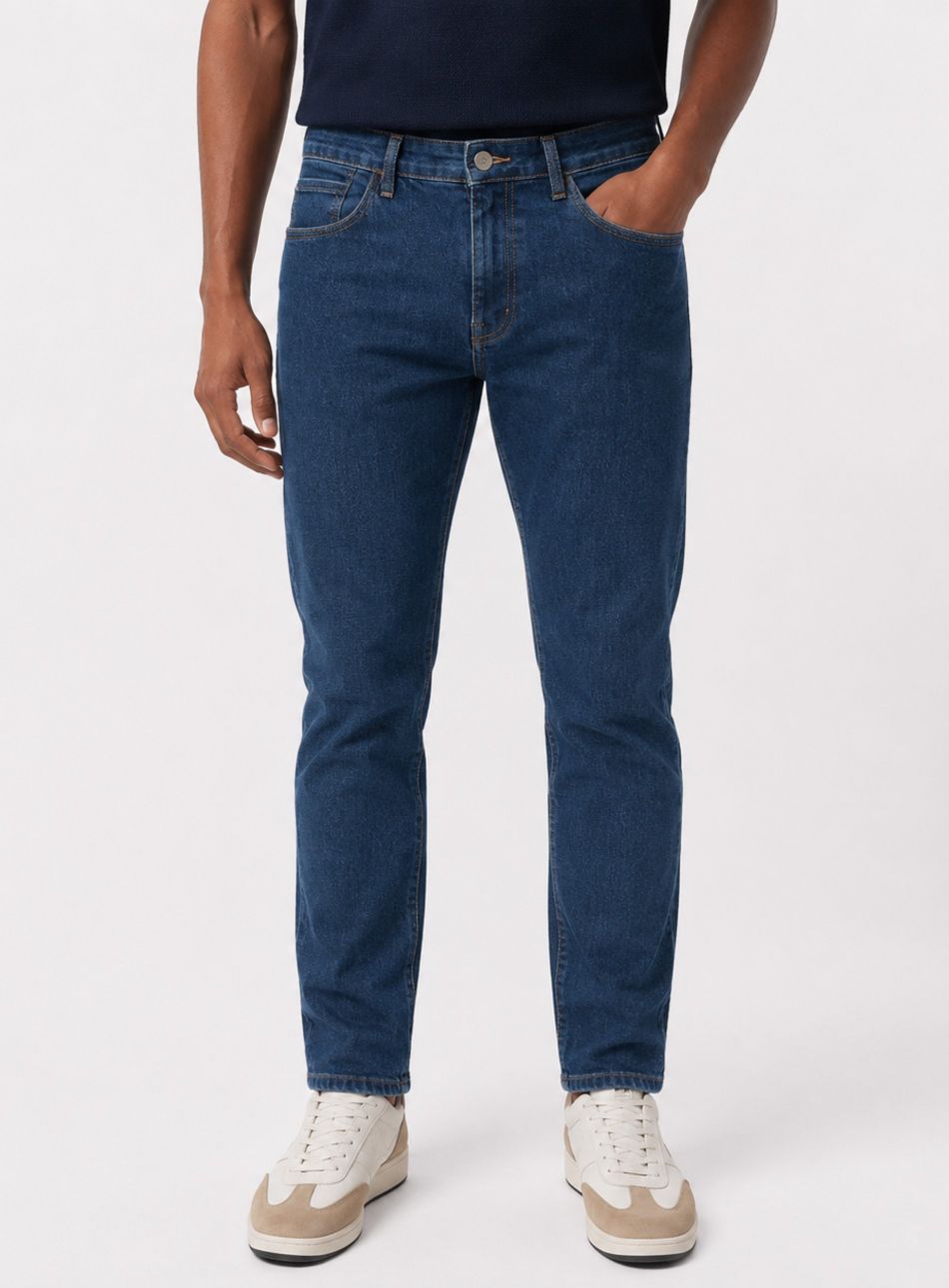 CALÇA JEANS ESSENTIAL III DARK BLUE