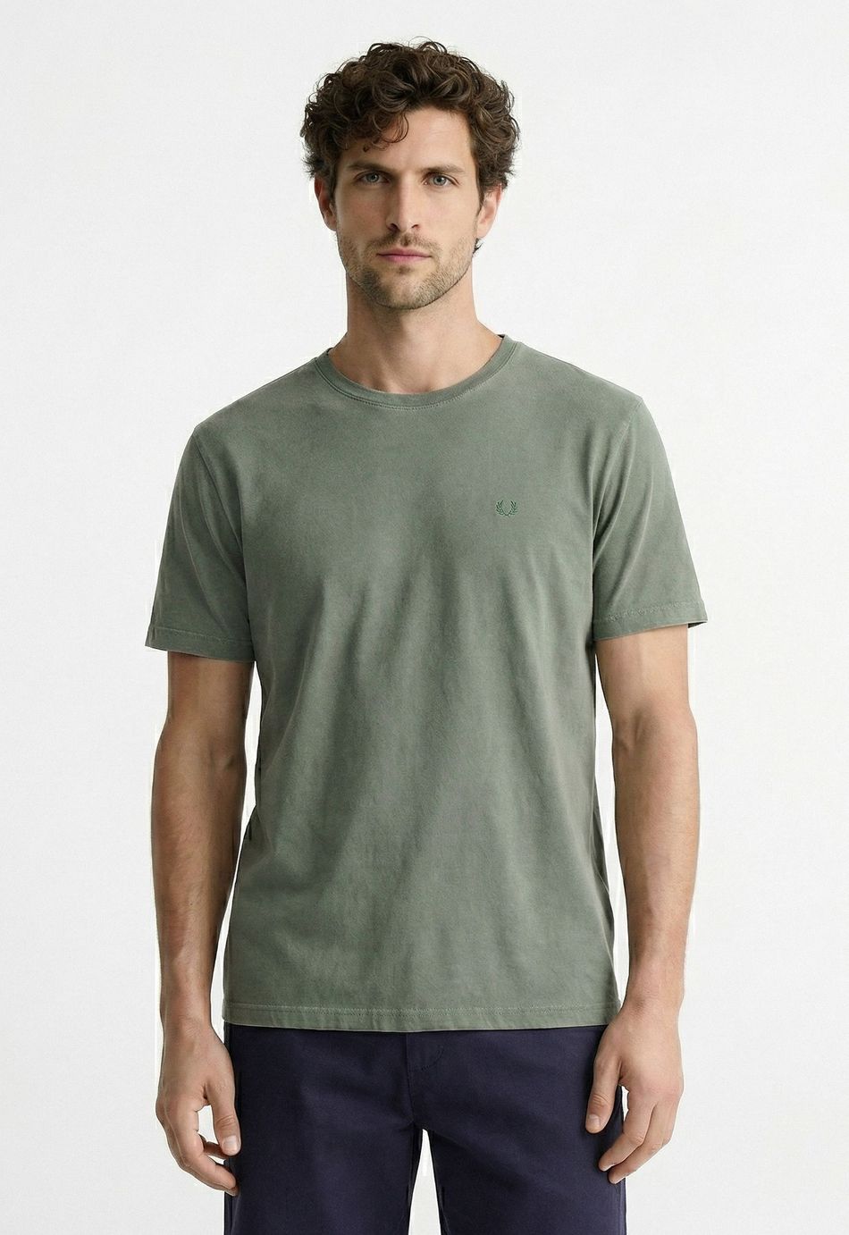 CAMISETA LAVADA BORDADA LENNON