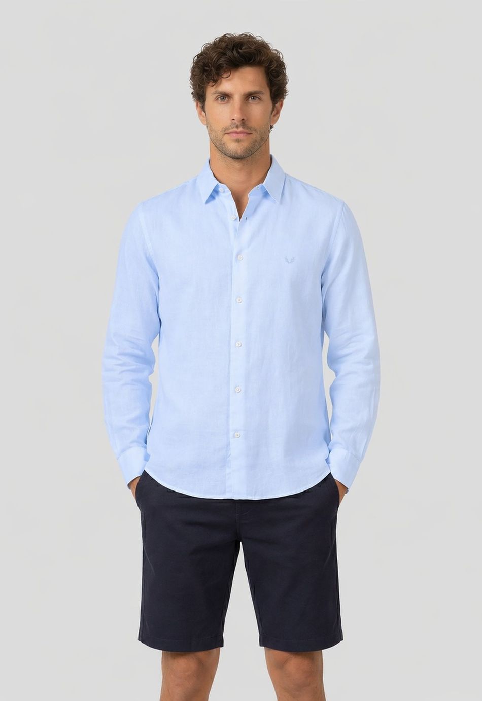 CAMISA FUN ML GIORGIO EM LINHO
