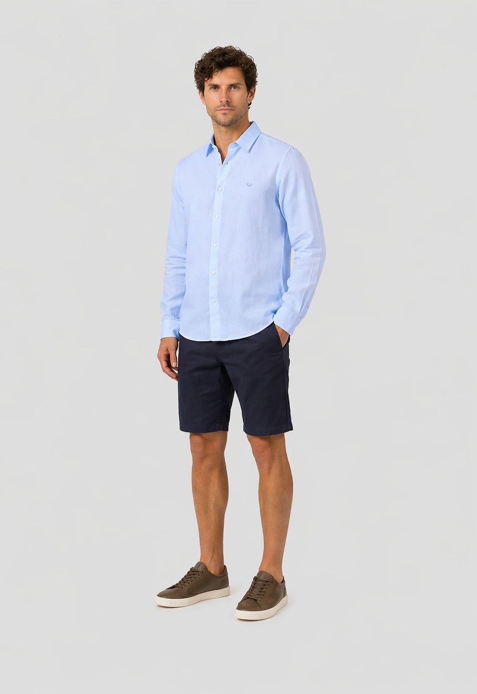 CAMISA FUN ML GIORGIO EM LINHO