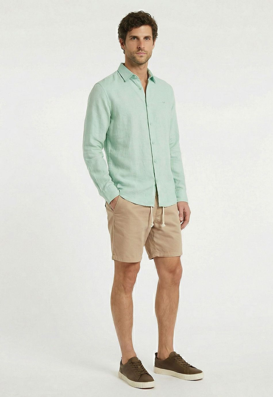 CAMISA FUN ML GIORGIO EM LINHO