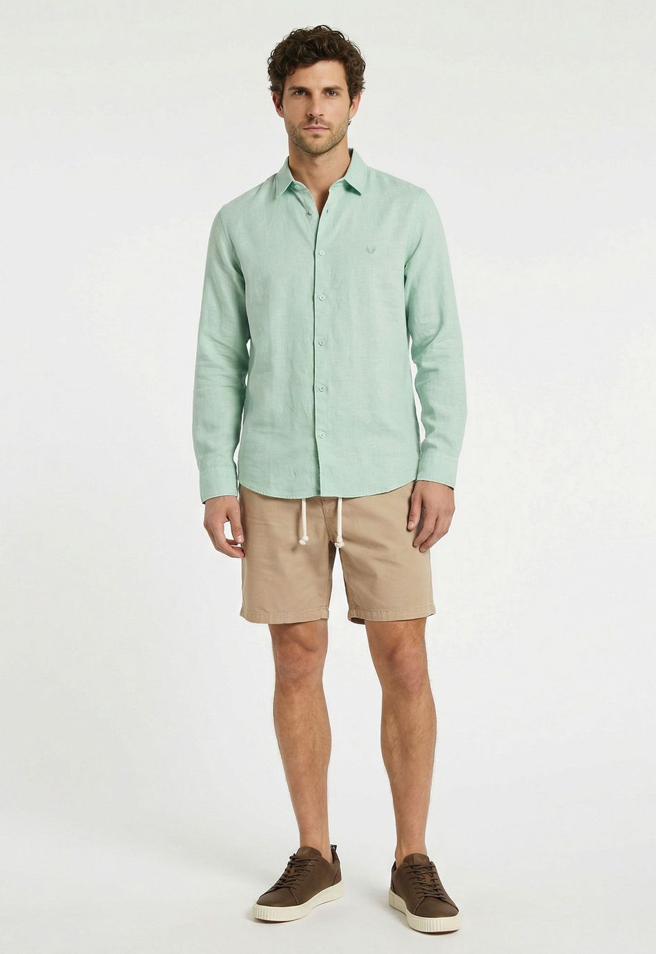 CAMISA FUN ML GIORGIO EM LINHO