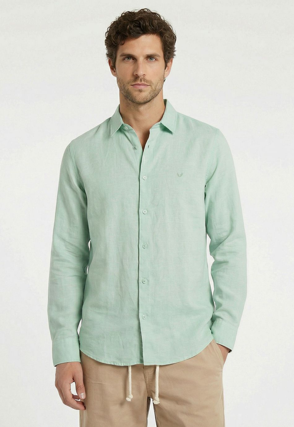 CAMISA FUN ML GIORGIO EM LINHO