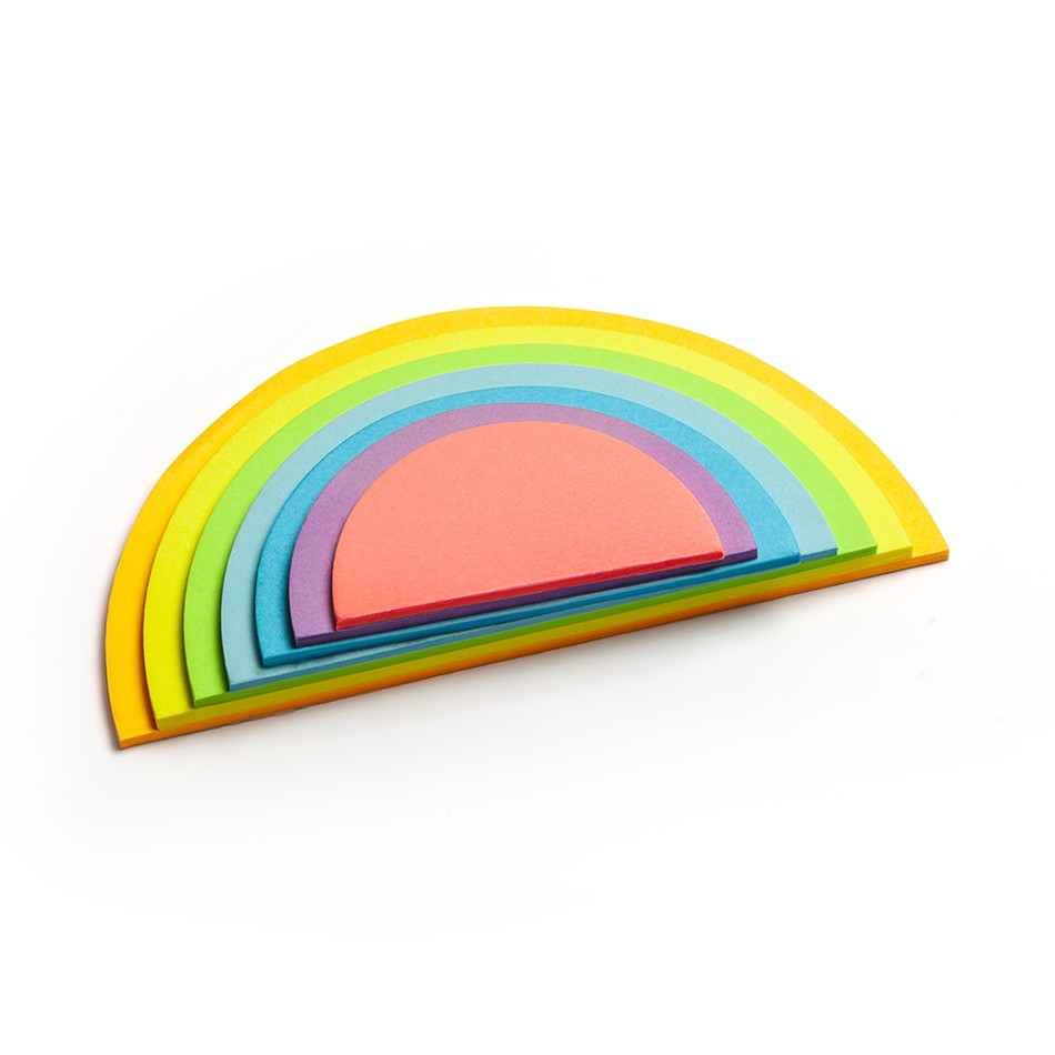 Nota Autoadesiva Rainbow - Cart C/1 Bloco X 140 Fls - Barbie - Summit