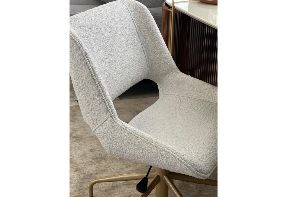 Cadeira Marta - Bouclé Off White