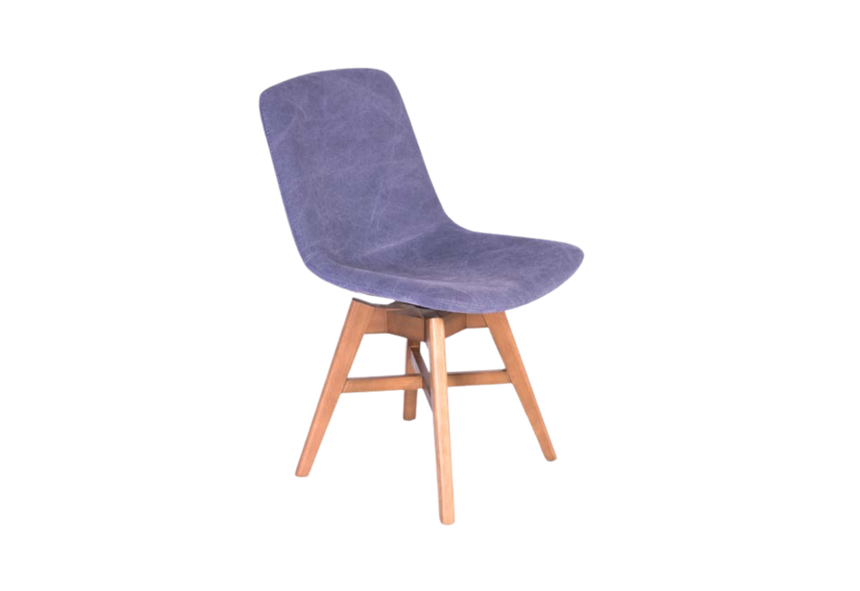 Cadeira Lu Giratória - Azul