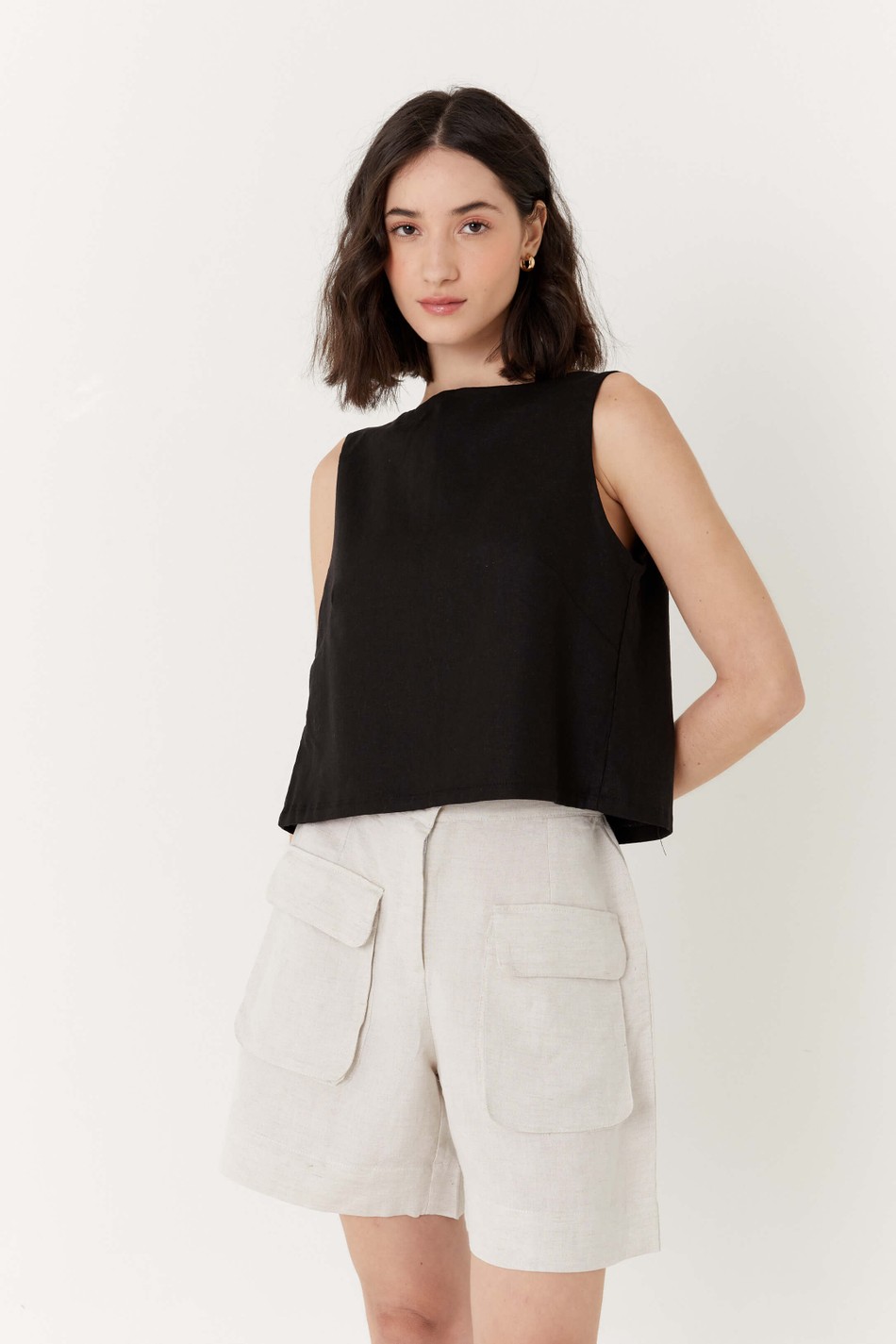 blusa decote costas camille