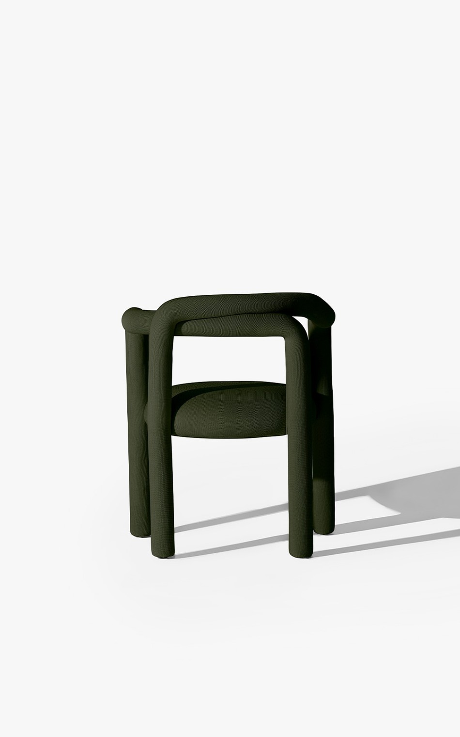 Cadeira de Balanço em Metal Titanium Preto 85 cm - Homedock