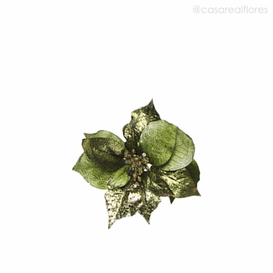 Imagem 4 do produto Poinsettia Solitário Artificial - Verde (7415)