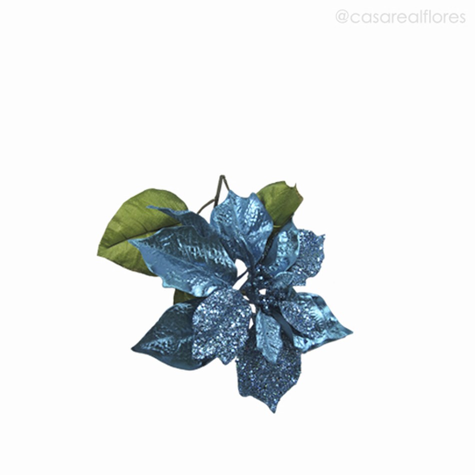 Imagem 4 do produto Poinsettia Galho Artificial - Azul (2202)