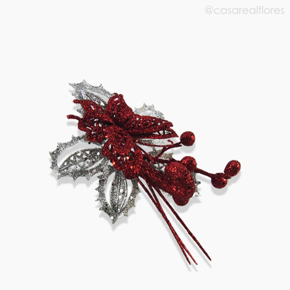 Imagem 3 do produto Pick Ornamental Com Borboleta Artificial- Vermelho (3617)