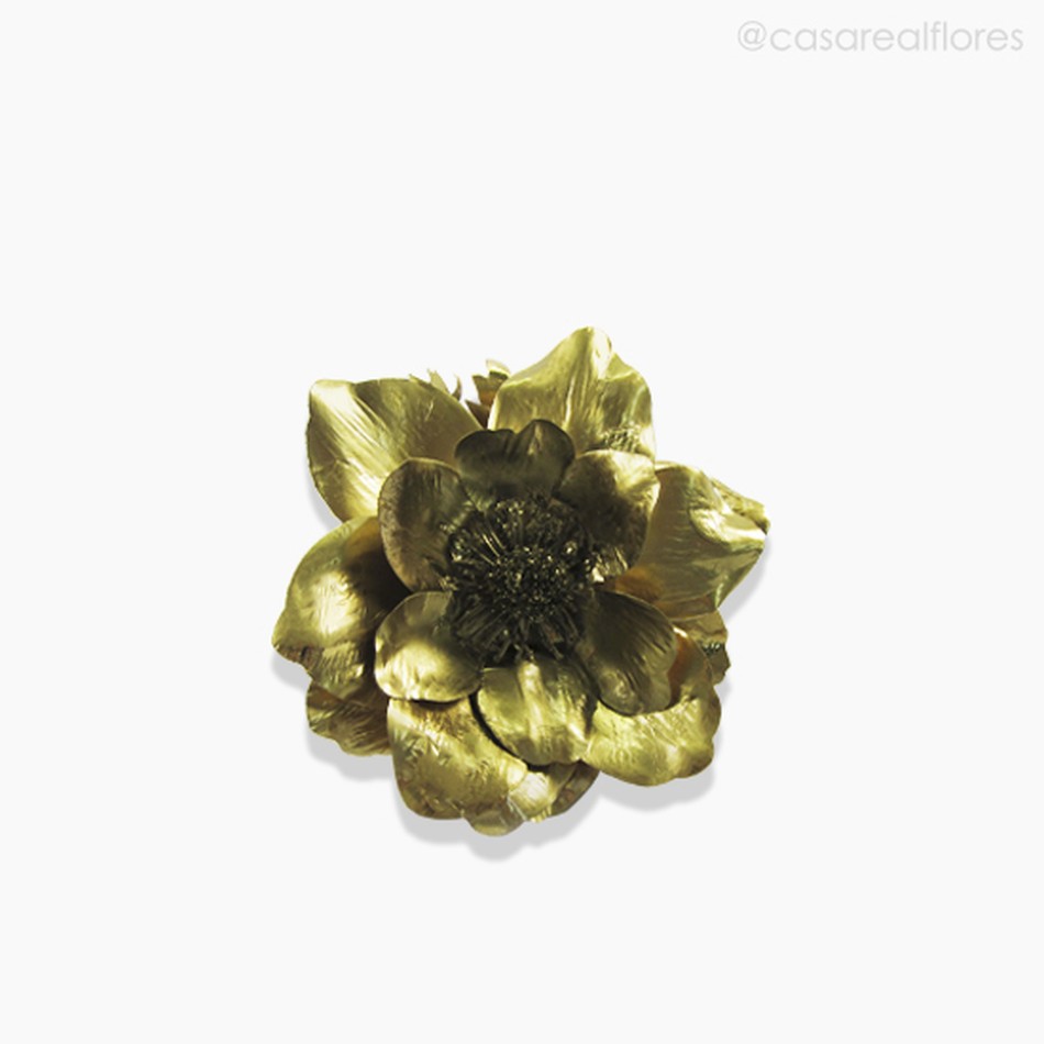 Imagem 4 do produto Galho Anemone Metalico - Ouro (7691)