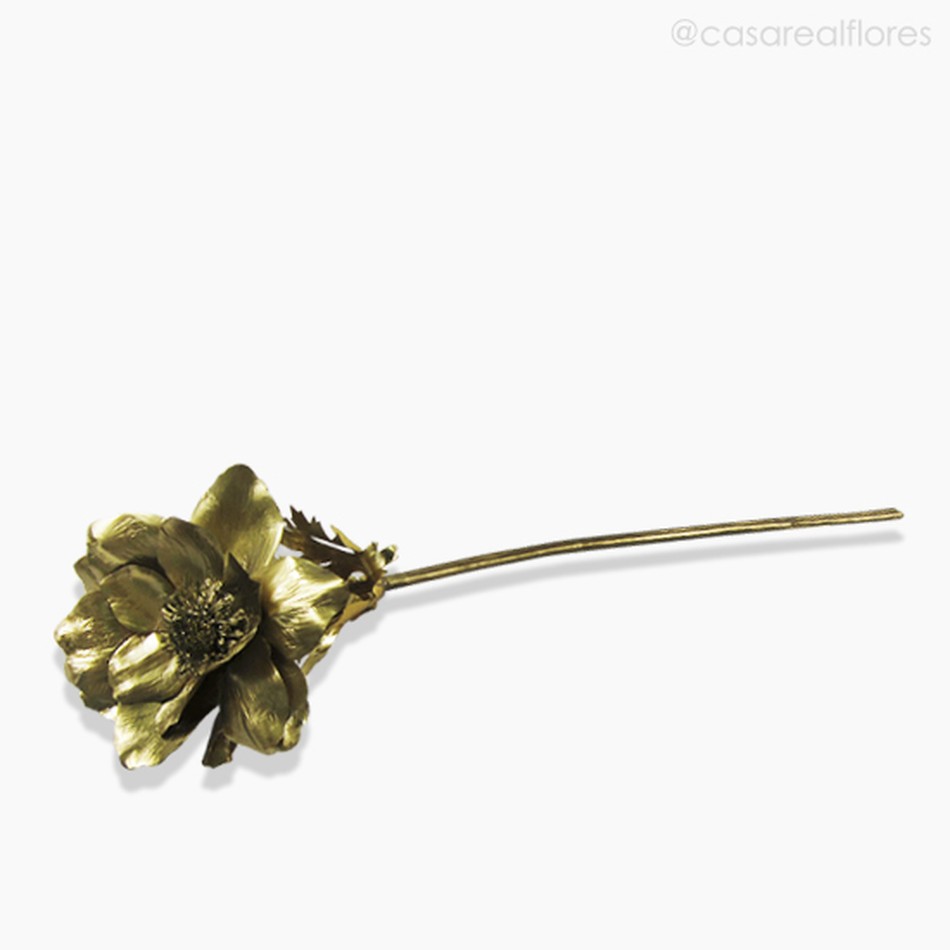 Imagem 3 do produto Galho Anemone Metalico - Ouro (7691)