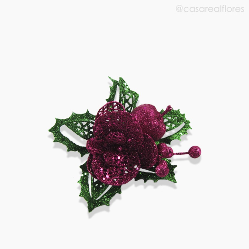 Imagem 3 do produto Pick Ornamental Com Orquídea Artificial - Rosa (3615)