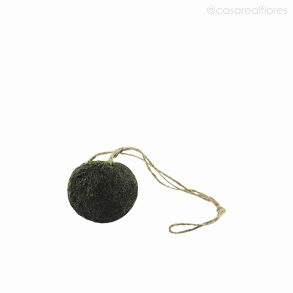 Imagem 2 do produto Bola Musgo Artificial Com Alça - Verde Escuro (10877)
