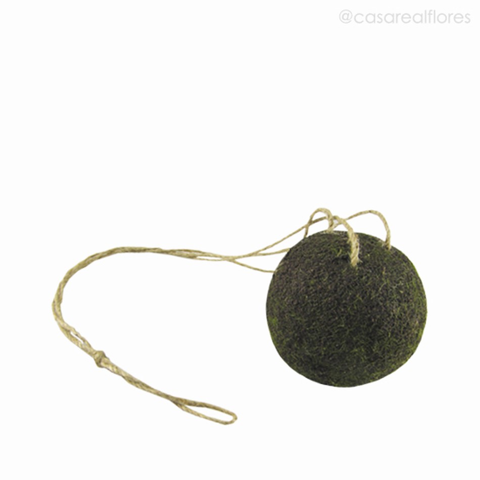 Imagem 4 do produto Bola Musgo Artificial Com Alça - Verde Escuro (10879)