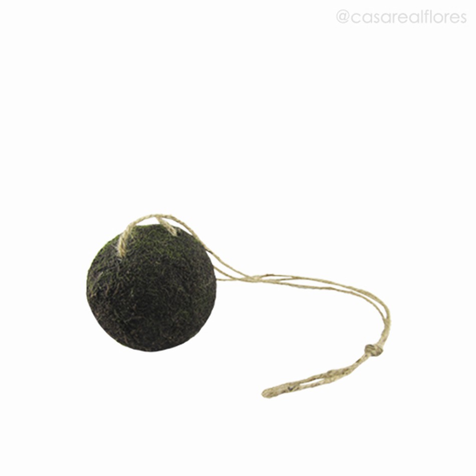 Imagem 2 do produto Bola Musgo Artificial Com Alça - Verde Escuro (10878)