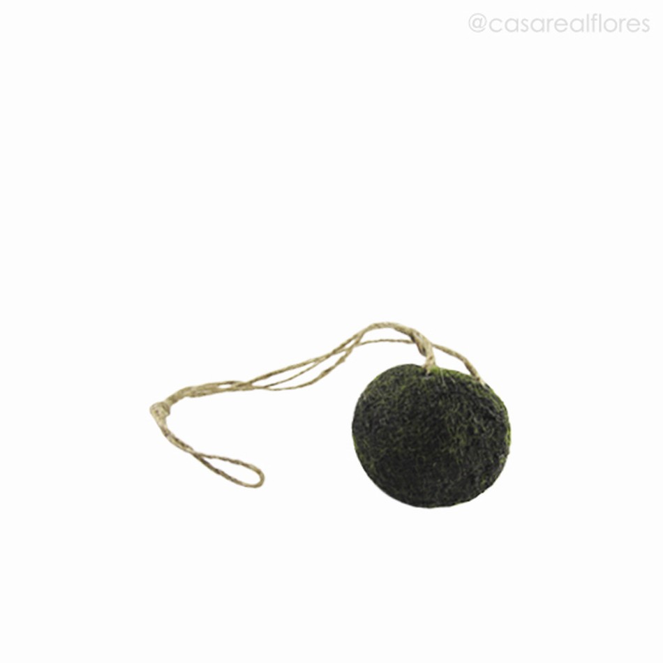 Imagem 4 do produto Bola Musgo Artificial Com Alça - Verde Escuro (10877)