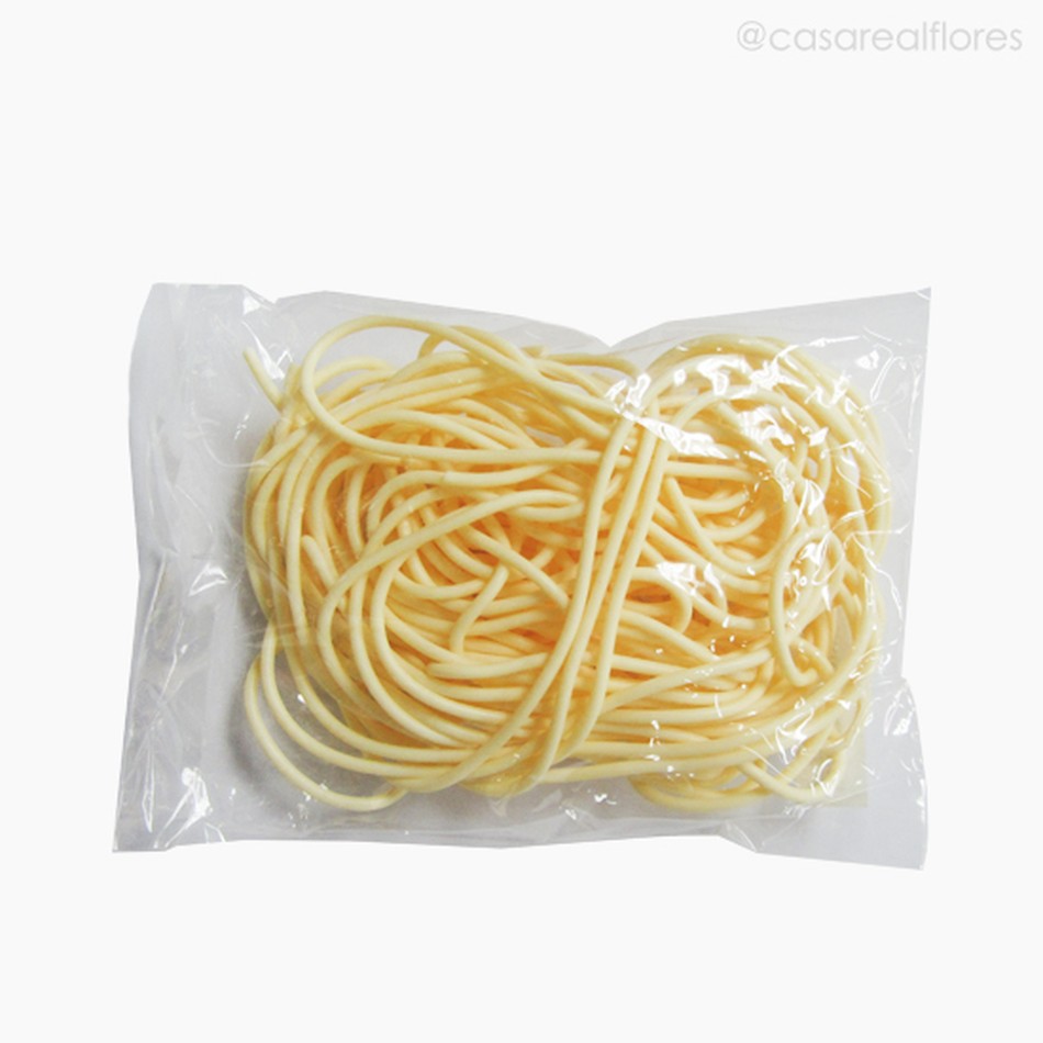 Imagem 4 do produto Macarrão Espaguete Artificial Pacote - Amarelo Claro (7081)