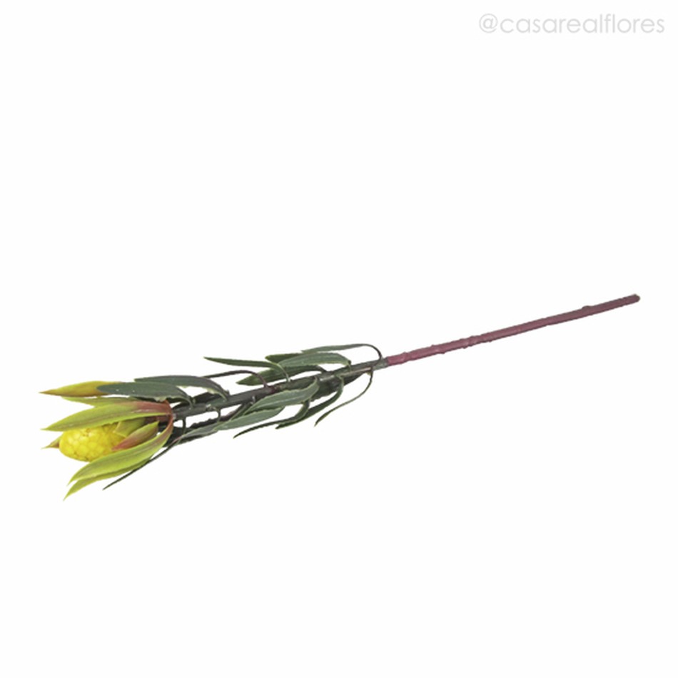 Imagem 3 do produto Galho Tropical Leucadendron Artificial - Amarelo (11429)