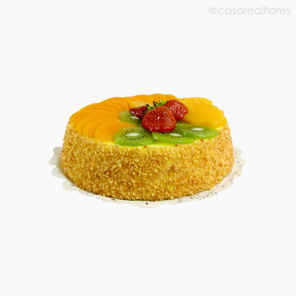 Imagem 1 do produto Bolo de Frutas Sortidas Artificial - Amarelo (7097)