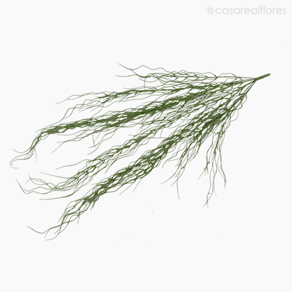Imagem 2 do produto Buquê Folhagem Flocked Grass Artificial - Verde Escuro (11150)