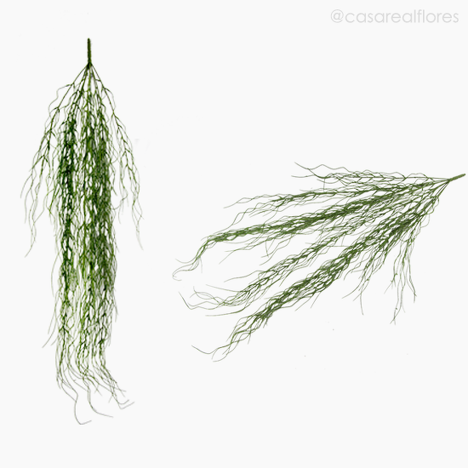 Imagem 4 do produto Buquê Folhagem Flocked Grass Artificial - Verde Escuro (11150)