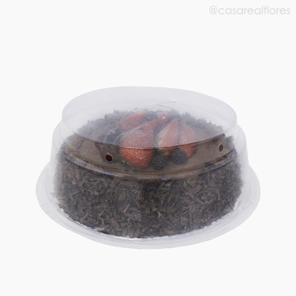 Imagem 4 do produto Bolo Chocolate Frutas Artificial - Marrom (10187)
