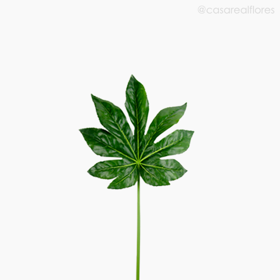 Imagem 2 do produto Galho Cannabis Artificial - Verde Escuro (11129)