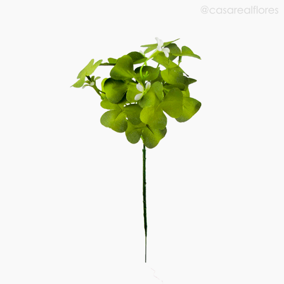 Imagem 1 do produto Mini Galho Trevo Artificial - Verde Claro (11126)
