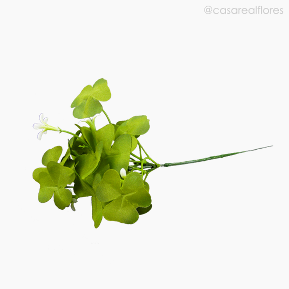 Imagem 2 do produto Mini Galho Trevo Artificial - Verde Claro (11126)