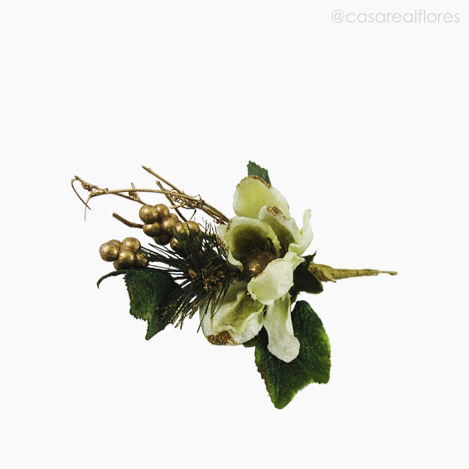 Imagem 2 do produto Mini Magnolia Pick Artificial - Branco (7359)