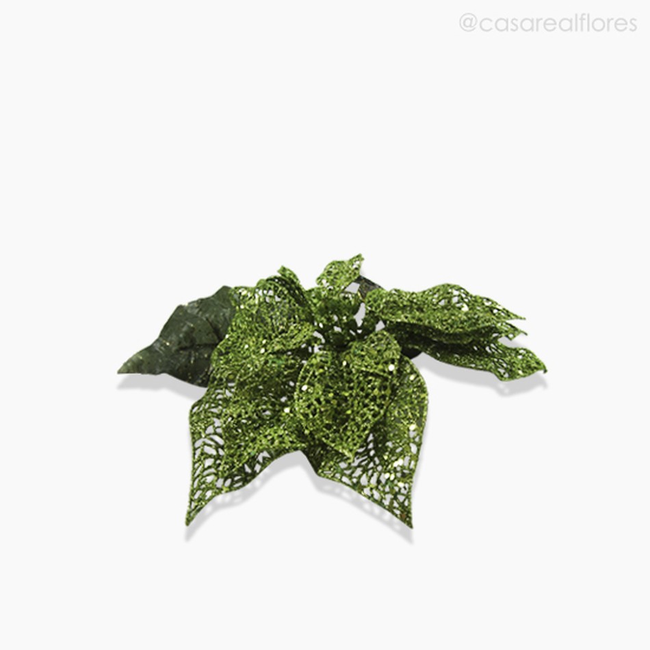 Imagem 4 do produto Galho Poinsettia Artificial - Verde (9136)
