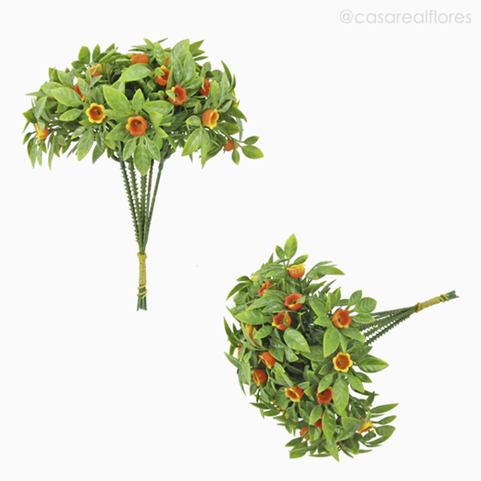 Imagem 4 do produto Bel Bean Leaf Pick X6 Artificial - Laranja (12632)
