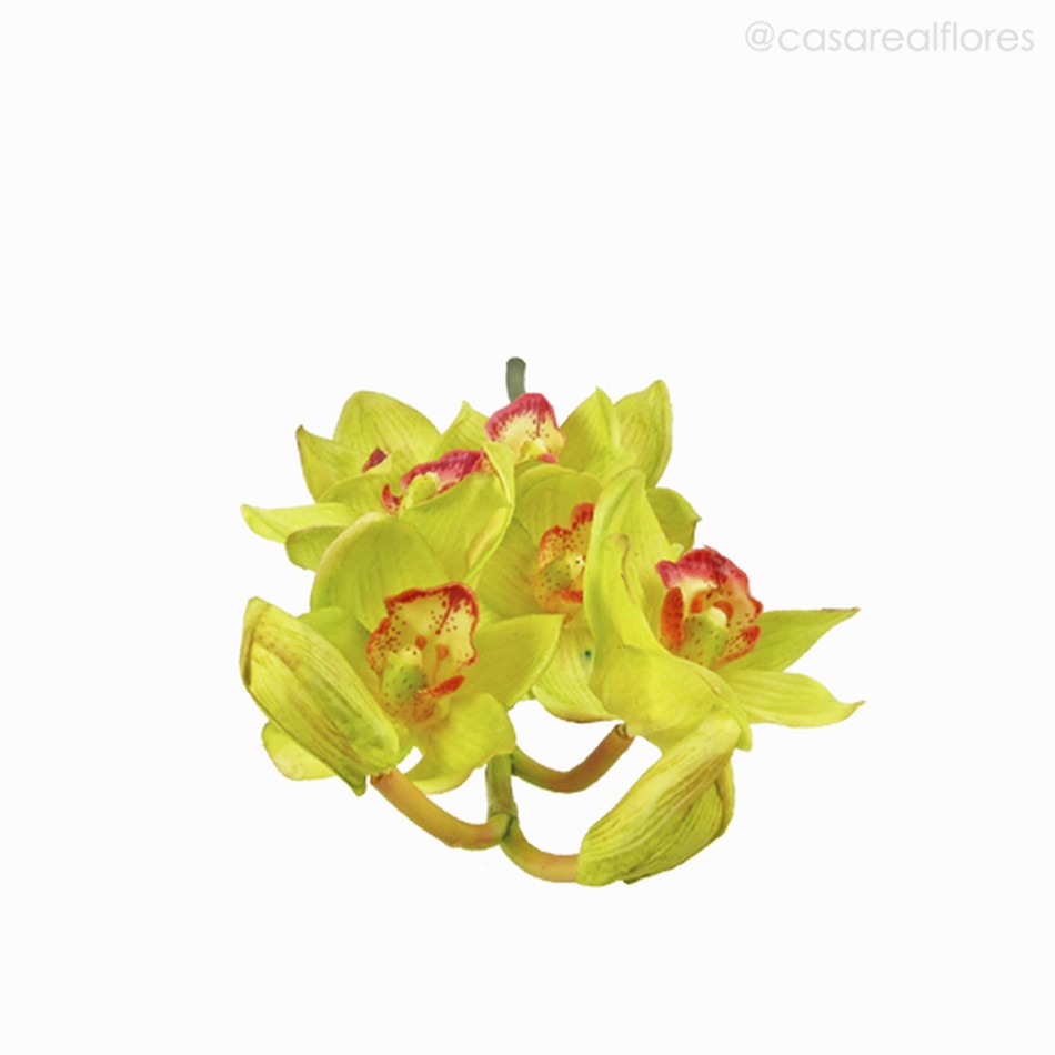 Imagem 4 do produto Orquídea Cymbidium Artificial - Verde Claro (7825)