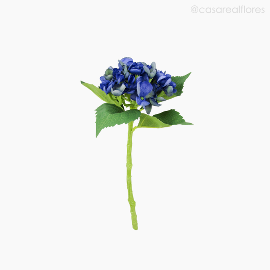 Imagem 1 do produto Galho Hortencia Artificial - Azul (9255)