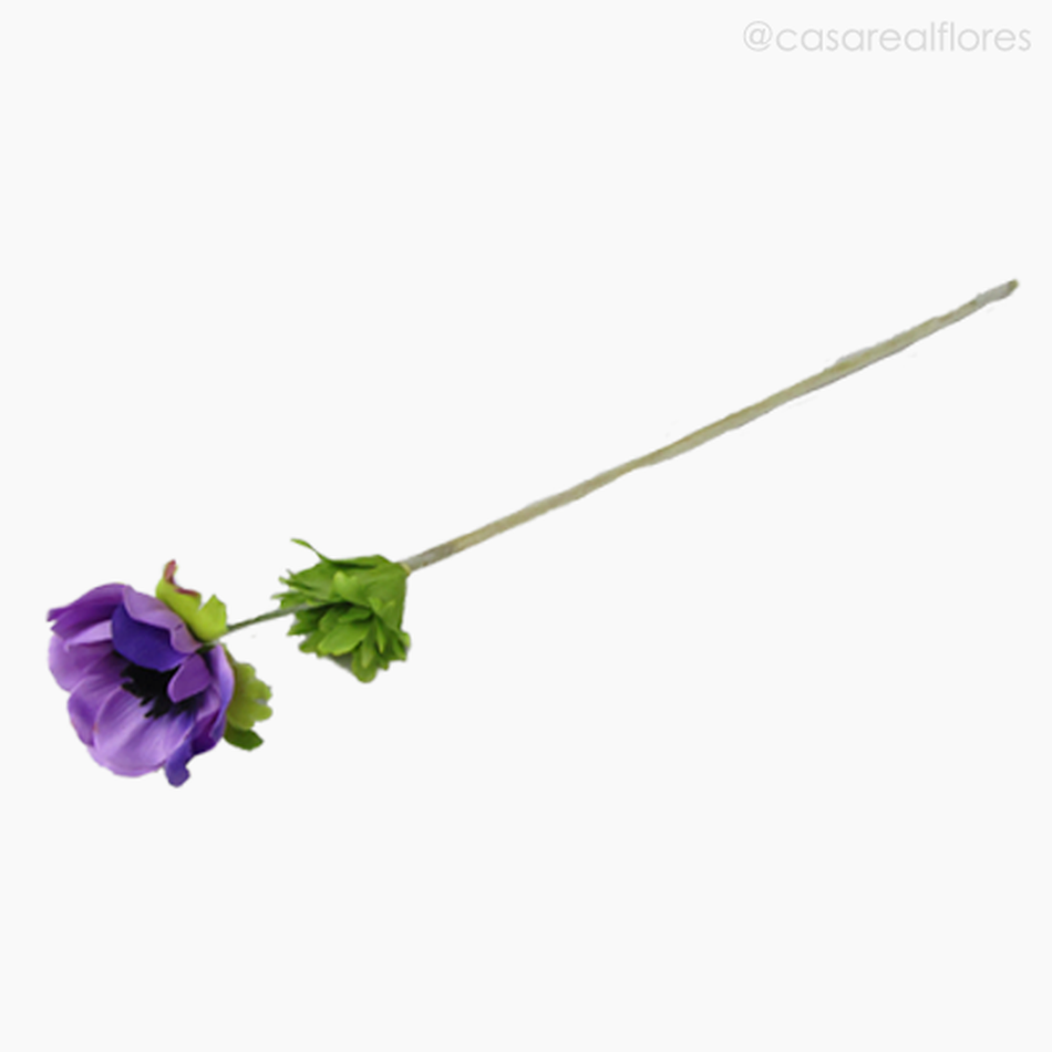 Imagem 2 do produto Flor Anemone Artificial - Roxo (77456)