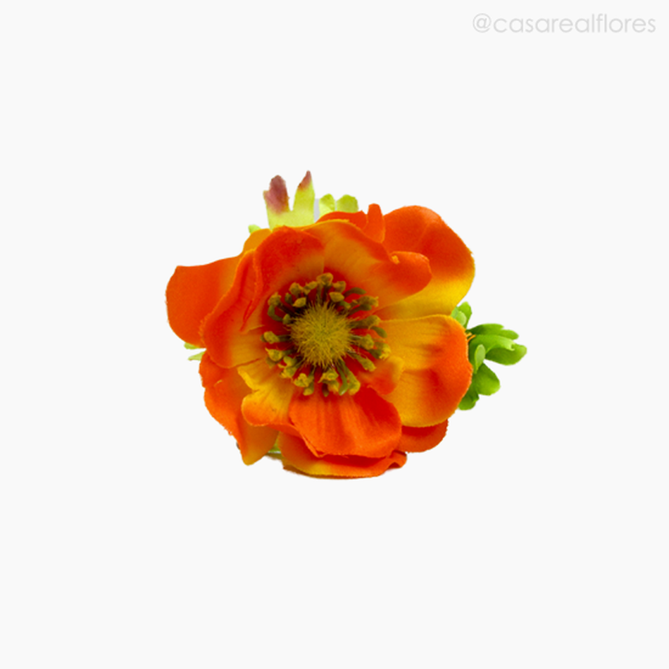 Imagem 3 do produto Flor Anemone Artificial - Laranja (77457)