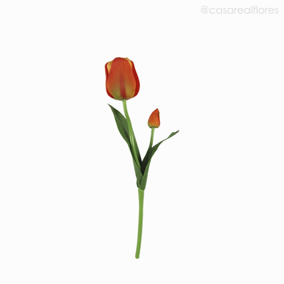 Imagem 1 do produto Galho Tulipa Artificial - Laranja (10844)