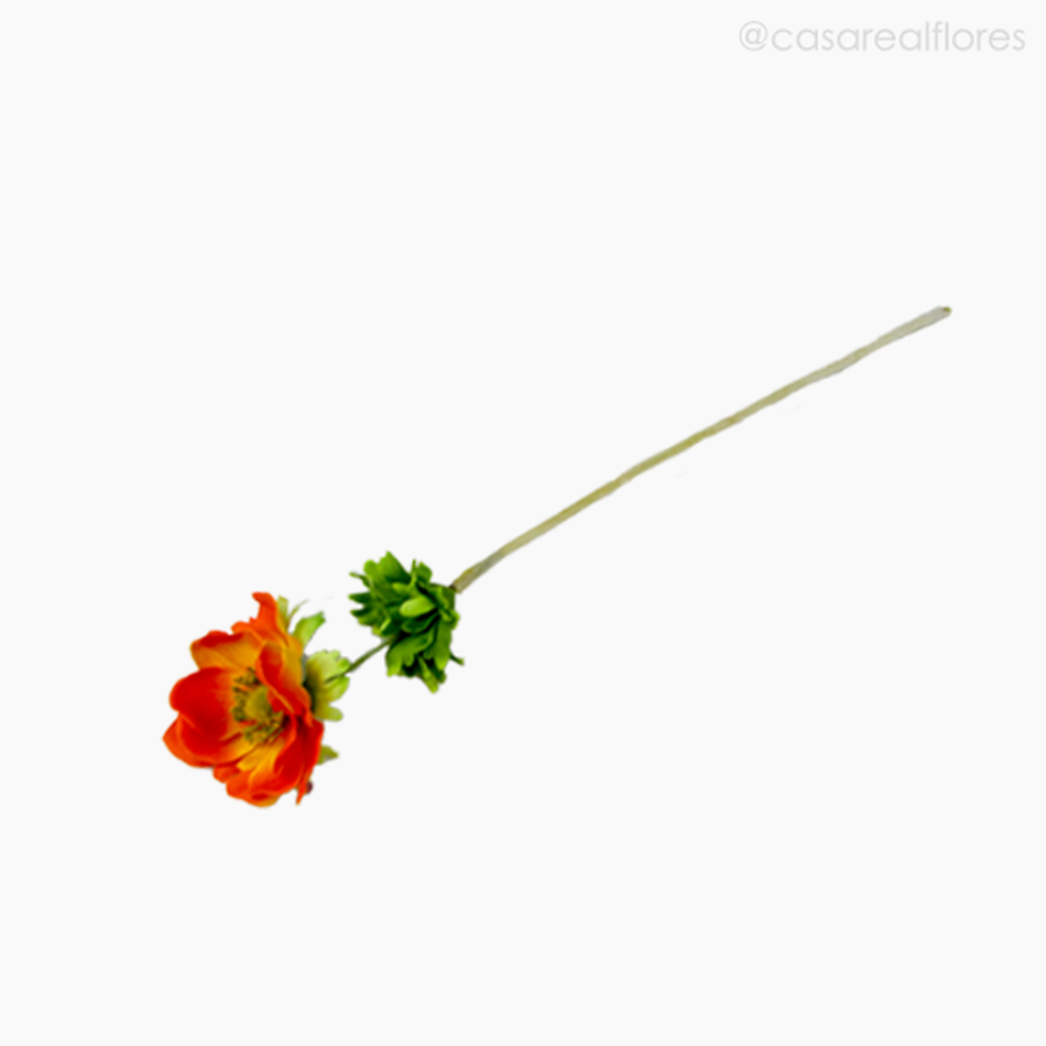 Imagem 2 do produto Flor Anemone Artificial - Laranja (77457)